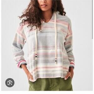 Faherty Womens Sierra Paradise Byron Bay Hoodie Bloom Paradise Small